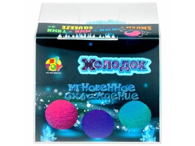 Игрушка-антистресс 1Toy Крутой замес Холодок шар, мгновенное охлаждение, 6 см 1-00469738_16