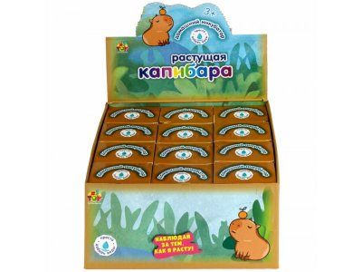 Игрушка 1toy Домашний инкубатор, яйцо с растущей Капибарой 1-00469743_12