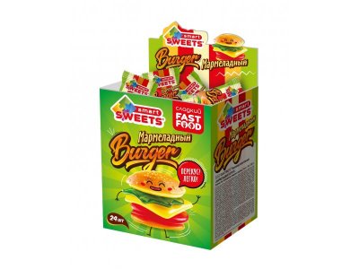 Мармелад жевательный Smart Sweets Мармеладный бургер 14 г 1-00469693_2