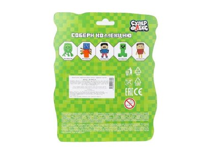 Игрушка-антистресс Супер Флекс Тянучка пиксельный персонаж в синем свитере 1-00469522_5