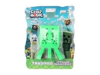 Игрушка-антистресс Супер Флекс Тянучка пиксельный персонаж 1-00469526_6