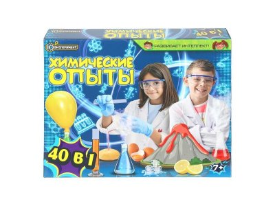 Набор игровой IQ Эксперимент Химические опыты 40 в 1 1-00469527_4