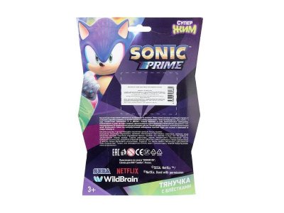 Игрушка-антистресс Супер Жим Тянучка с блёстками Sonic 1-00469529_6