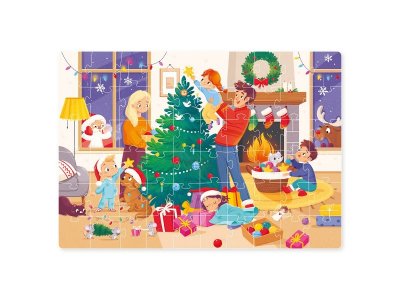 Пазл El’BascoKids Наряжаем елку 60 элем. 1-00469752_2