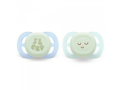 Пустышка Philips Avent для новорожденных ultra start ночная со светящейся кнопкой  0-2 мес., 2 шт. 1-00471412_9