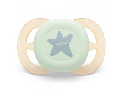 Пустышка Philips Avent для новорожденных ultra start ночная 0-2 мес., 1 шт. 1-00471414_2