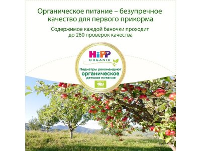 Десерт молочный Hipp с яблоками, грушами и злаками с 5 мес., 100 г 1-00471423_8