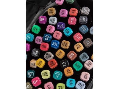 Маркеры акварельные Top Shine 60 шт. 1-00430419_3