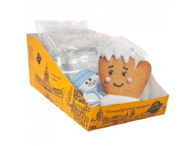 Печенье шоколадное То, что вкусно Елочное ассорти 35 г 100471455