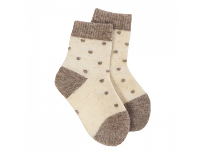 Носки Eurowool белый в горошек 100471403