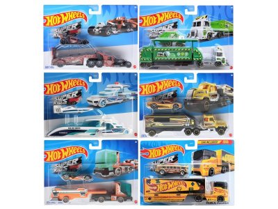 Машинка Hot Wheels Basic Трейлер, металл, 1:64 в ассорт. 100471484