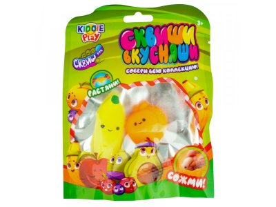 Мини-сквиши KiddiePlay Фрукты и Овощи 1-00471489_4