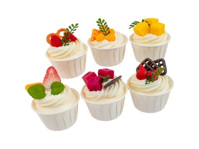 Сквиш KiddiePlay Кекс с фруктами в ассорт. 100471498