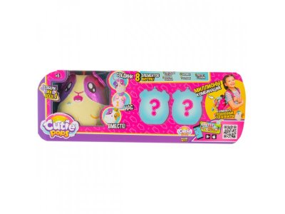 Игрушка Eolo Плюшевый Cutie Pops сюрприз, 3 шт. в ассорт. 100471515