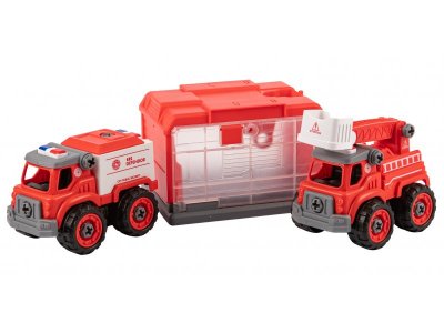 Игрушка Lei Meng Набор машинок сборных 1-00463716_2