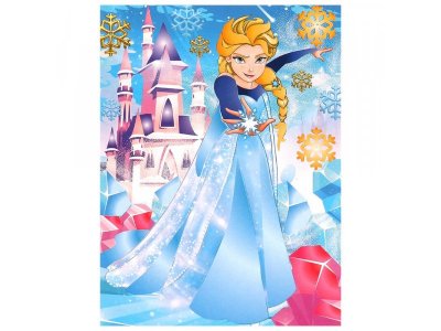 Набор для творчества Мульти Арт Гелевая мозаика 17*23 см Снежная принцесса 1-00469722_7