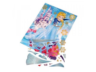 Набор для творчества Мульти Арт Гелевая мозаика 17*23 см Снежная принцесса 1-00469722_8