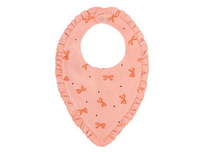 Нагрудник (слюнявчик) Palloncino Lilac Dots розовый 100459450