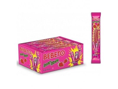 Мармелад жевательный Bebeto Sour Sticks Strawberry со вкусом клубники 30 г 1-00471354_3