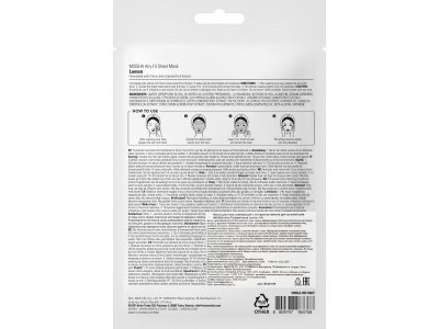 Маска для лица Missha освежающая с экстрактом лимона для тусклой кожи 9 г 1-00471460_8