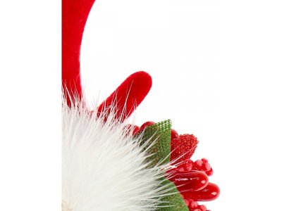 Набор заколок для волос Milend Снежок с цветами 2 шт, 8*5 см 1-00469699_2