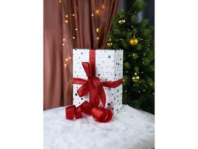 Лента Milend упаковочная новогодняя Гранатовая россыпь 2,5*270 см 1-00469702_2