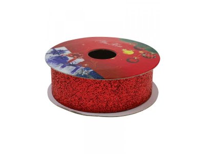 Лента Milend упаковочная новогодняя Гранатовая россыпь 2,5*270 см 1-00469702_4