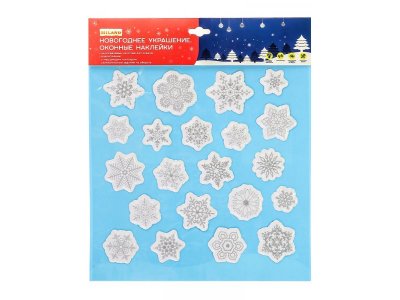 Наклейка на стекло Milend Вьюга 18*18 см мультиколор 100469703