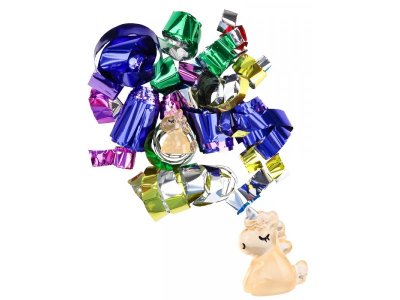 Хлопушка пружинная Milend Символ года. Лунная лошадка с сюрприз., фол.серп., 20 см 1-00469711_2