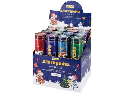 Хлопушка пружинная Milend Символ года. Лунная лошадка с сюрприз., фол.серп., 20 см 1-00469711_3