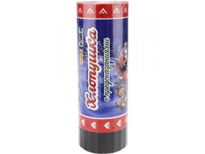 Хлопушка пружинная Milend Классика с предсказ, фольг.серп. и конфетти, 11,5 см 1-00469712_4