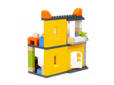 Конструктор Полесье Макси Три кота Дом котов 102 элемента 1-00471469_12