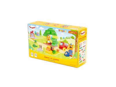 Конструктор Полесье Макси Три кота Домик на дереве 52 элемента 1-00471470_2