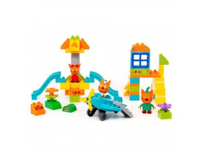 Конструктор Полесье Макси Три кота Игровая площадка 61 элемент 1-00471472_6