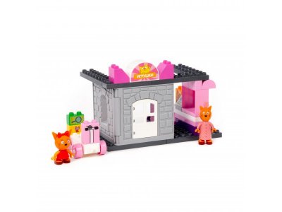 Конструктор Полесье Макси Три кота Магазин игрушек 50 элементов 1-00471479_4