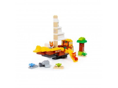 Конструктор Полесье Макси Три кота Пиратский корабль 103 элемента 1-00471480_5