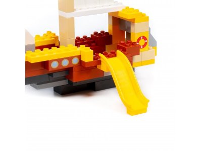 Конструктор Полесье Макси Три кота Пиратский корабль 103 элемента 1-00471480_9