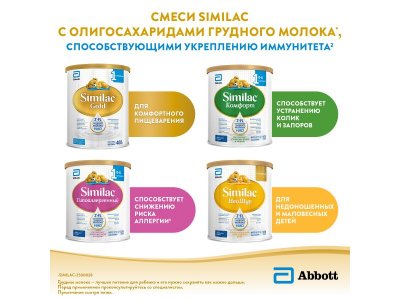 Смесь Similac Gold 1 молочная 400 г 1-00212960_7