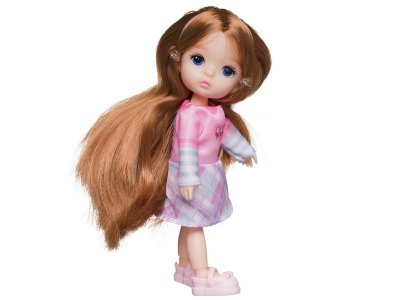 Кукла-мини Junfa в розово-белом платье, 13 см 1-00471313_3