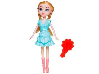 Кукла Abtoys Brilliance Fair в бирюзовом платье, в сапожках, с расческой, 18 см 1-00471314_3