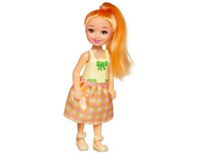 Кукла-мини Abtoys Морская принцесса в желтом платье, трансформ. в русалочку, с акс, 14 см 1-00471317_3