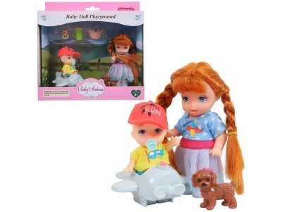 Набор игровой Abtoys Вaby Ardana На прогулке, с самолетиком-каталкой, с акс. 100471321