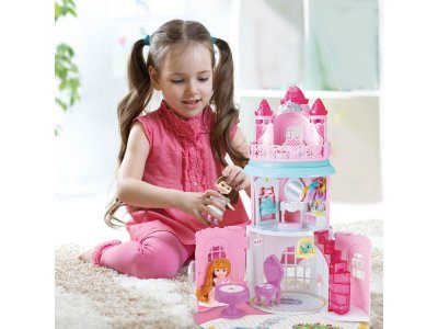 Замок кукольный ABtoys В гостях у куклы в сумочке-переноске с куклой и акс. 1-00471332_5