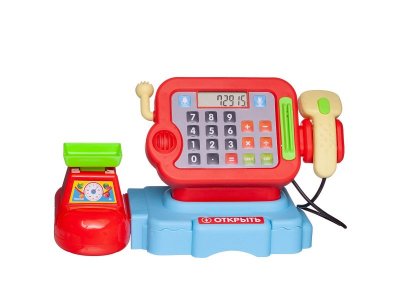 Набор игровой Abtoys Вместе за покупками Касса с весами, с акс., свет/звук 1-00471337_4