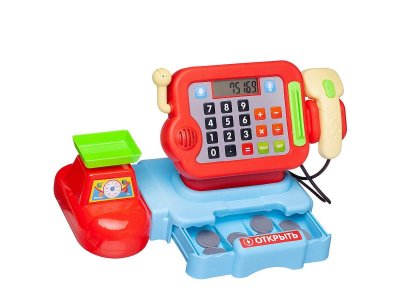 Набор игровой Abtoys Вместе за покупками Касса с весами, с акс., свет/звук 1-00471337_5