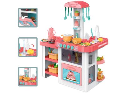 Набор игровой Abtoys Помогаю Маме Кухня с водой, с акс., эл/мех, не менее 55 предм. 100471339
