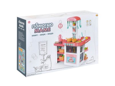Набор игровой Abtoys Помогаю Маме Кухня с водой, с акс., эл/мех, не менее 55 предм. 1-00471339_8
