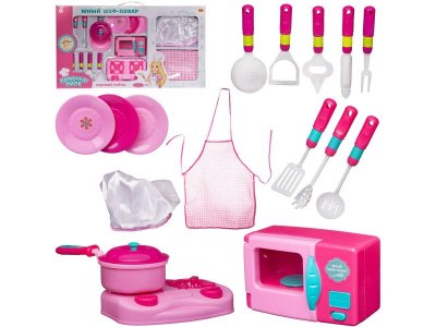 Набор посуды и техники Abtoys Помогаю Маме Юный повар с акс. 100471341