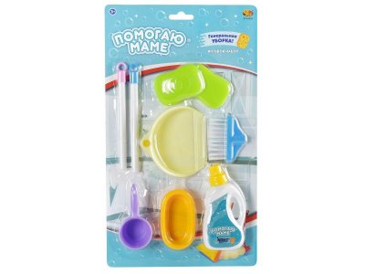 Набор игровой Abtoys Помогаю Маме Генеральная уборка, 6 предметов 1-00471347_2