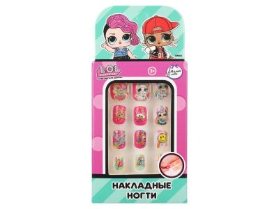 Накладные ногти Милая Леди LOL 12 шт разноцветный 100472555